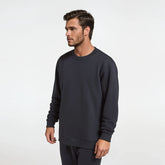 Men's Merino Blend Sweatshirt - True Black
