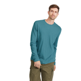 Men's Soft Merino Long Sleeve Tee - Chasm Teal