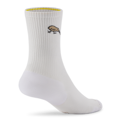 Anytime Crew Sock - Blizzard/Rugged Beige (Natural Black) - Kiwi Bird