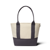 Mini Canvas Tote Bag - Natural White/Natural Grey