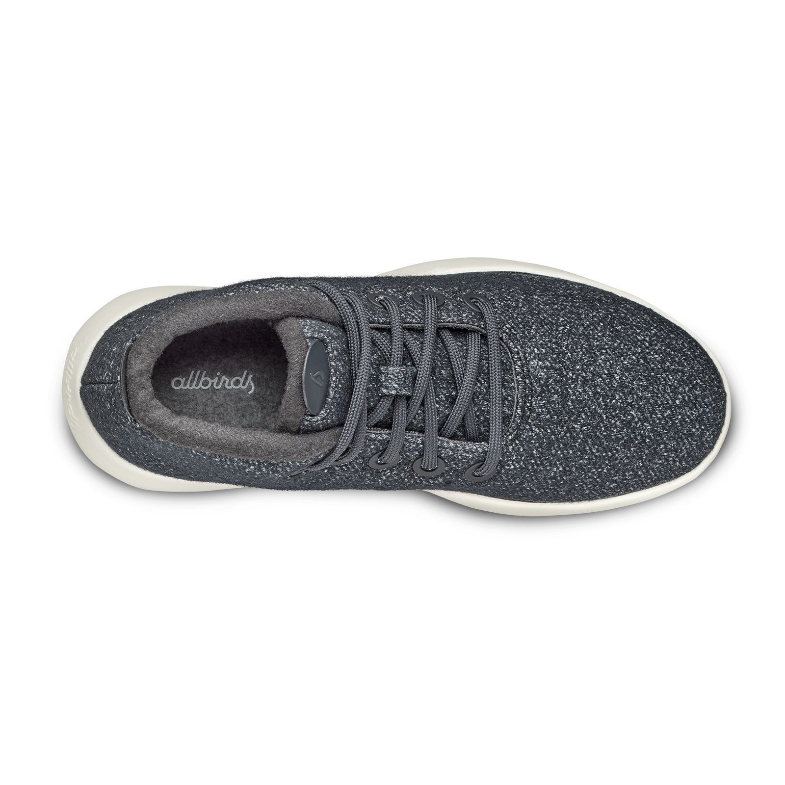 Women's Wool Runner-up Mizzle - Dark Grey (Natural White Sole)
