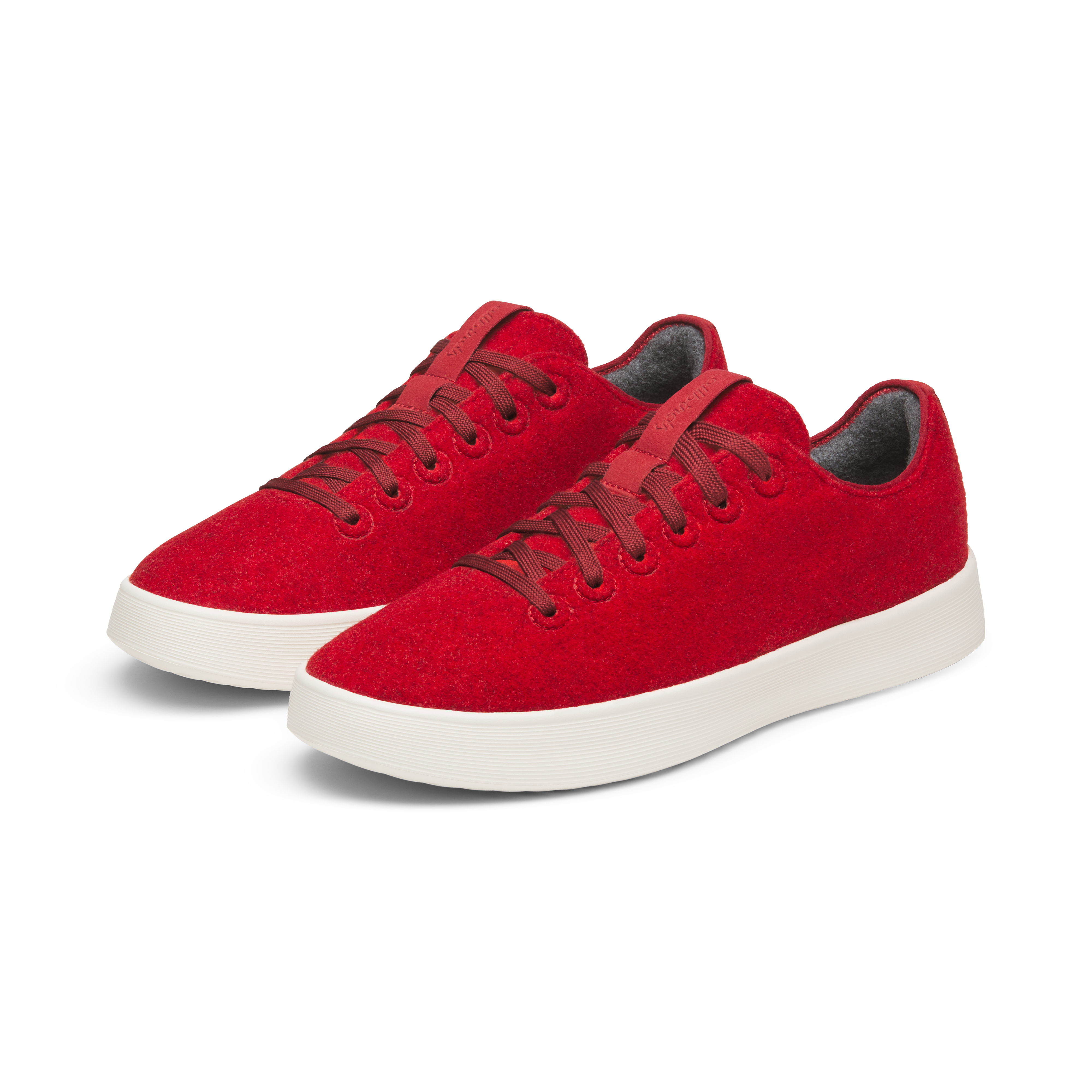 Men's Wool Cruiser - Poppy Red (Natural White Sole)