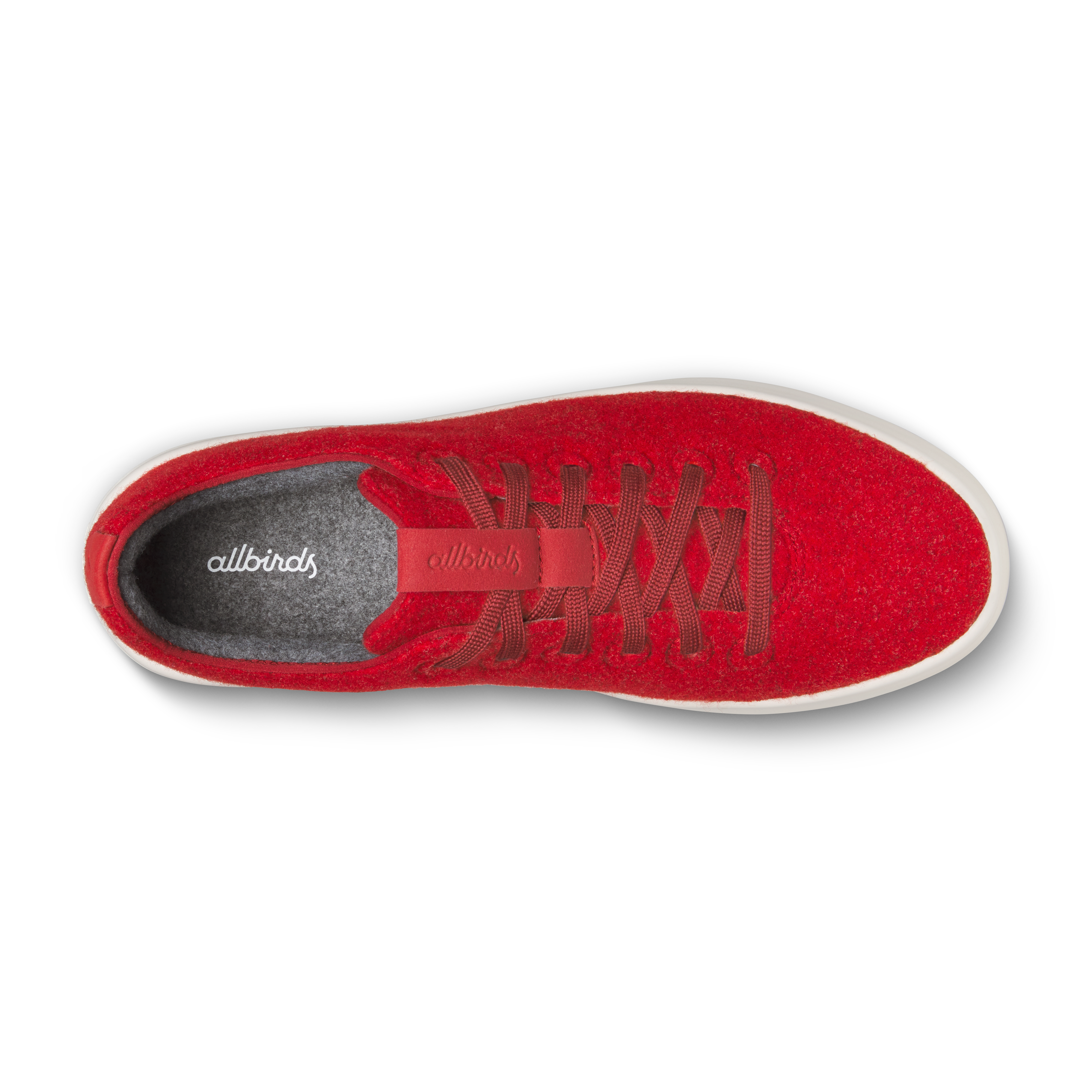 Men's Wool Cruiser - Poppy Red (Natural White Sole)