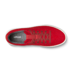 Men's Wool Cruiser - Poppy Red (Natural White Sole)