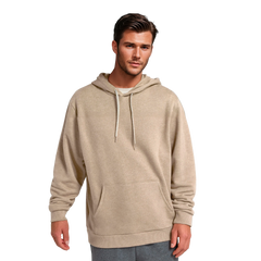 Unisex Merino Blend Hoodie - Rugged Beige
