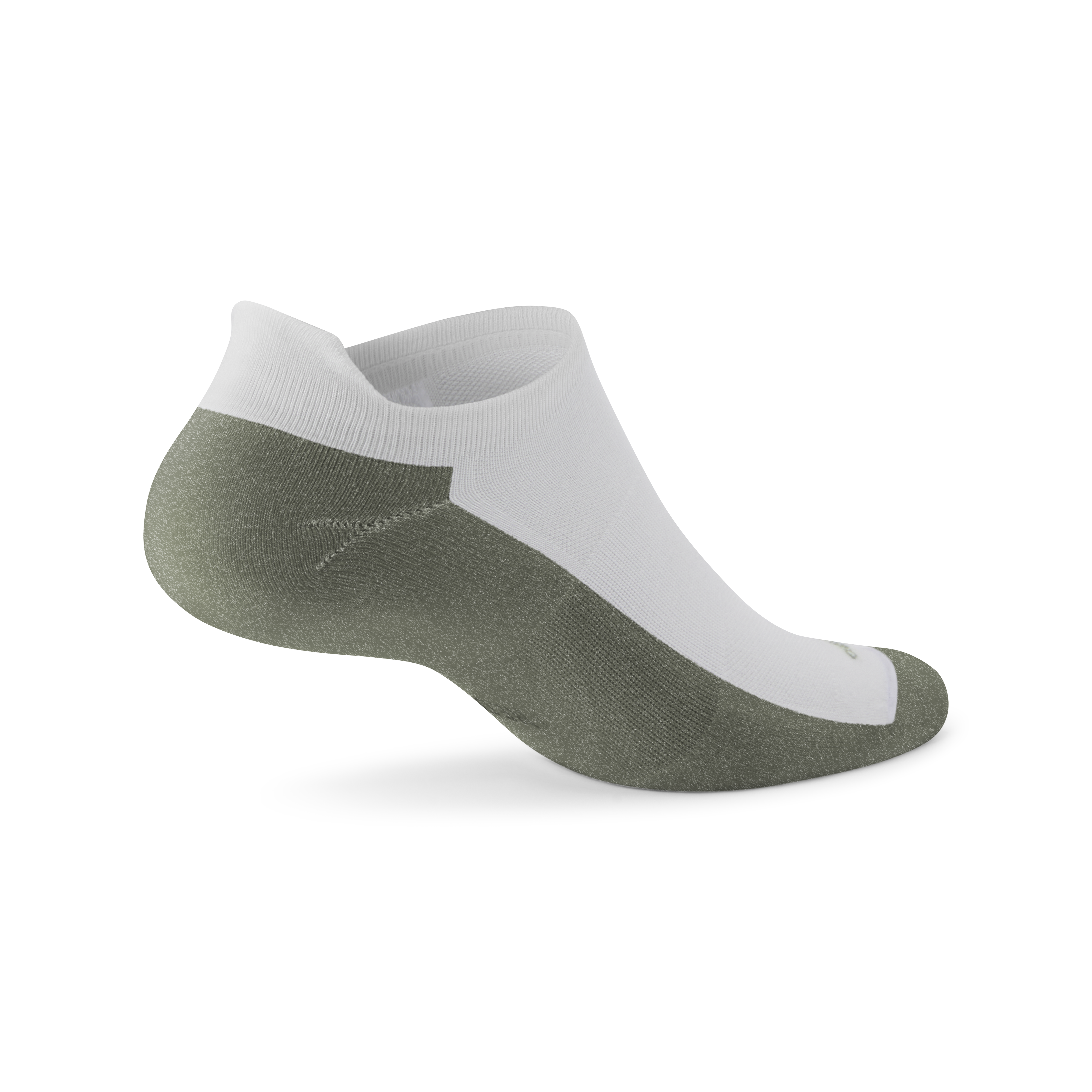 Anytime Ankle Sock - Blizzard/Thunder Green